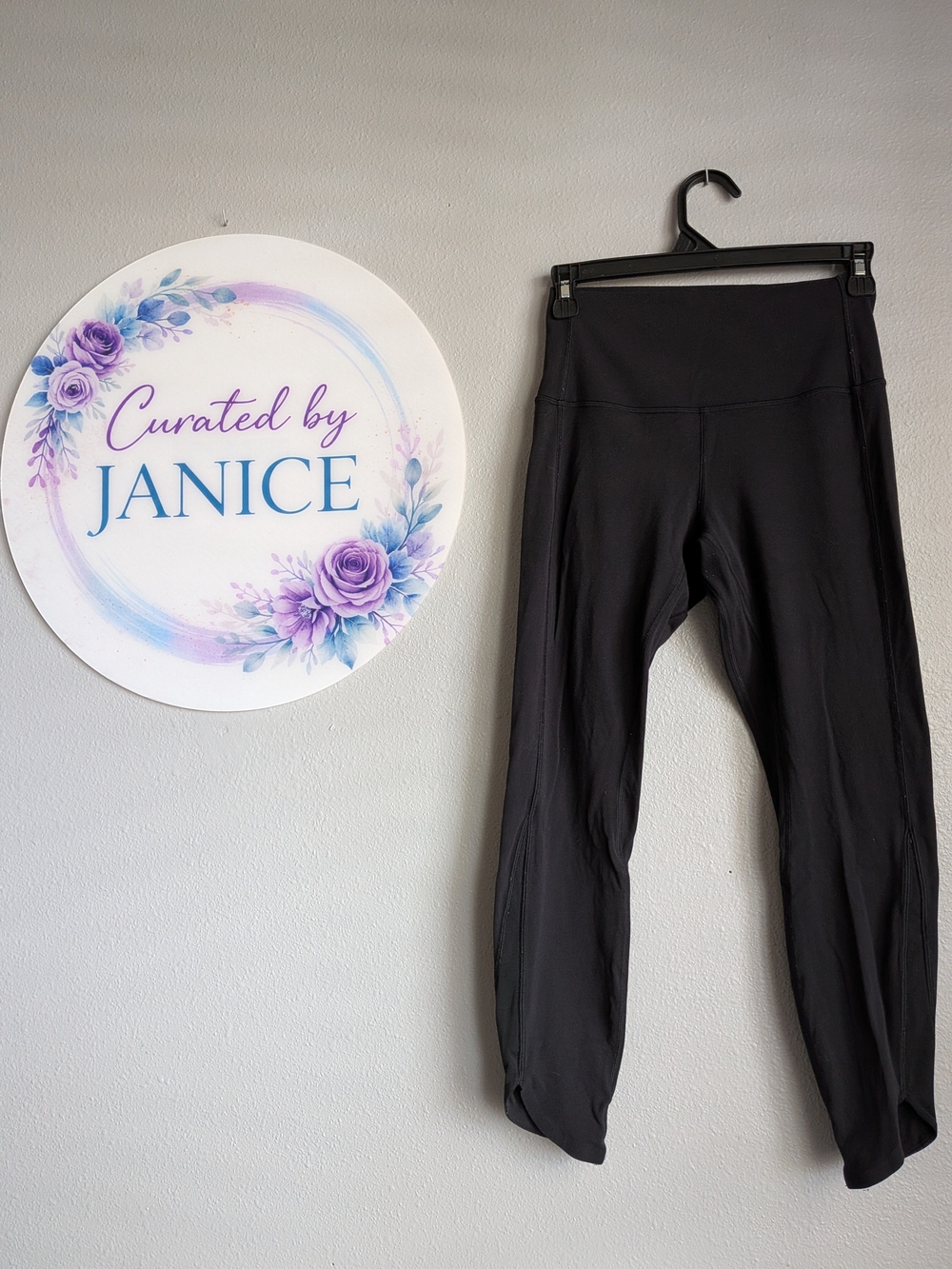 Lululemon | Nulu Crisscross Mesh High-Rise Crop Leggings 23” | Black | Size 6